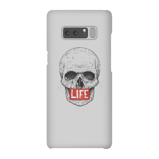 Balazs Solti Life Skull Phone Case for iPhone and Android - Samsung Note 8 - Snap Case - Matte