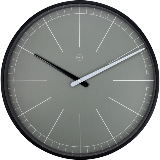 nXt - Wall clock - Ø 40 cm - Plastic - Blue - 'Ethan'