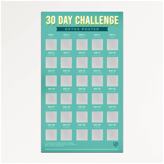 30 Day Challenge Posters - Detox