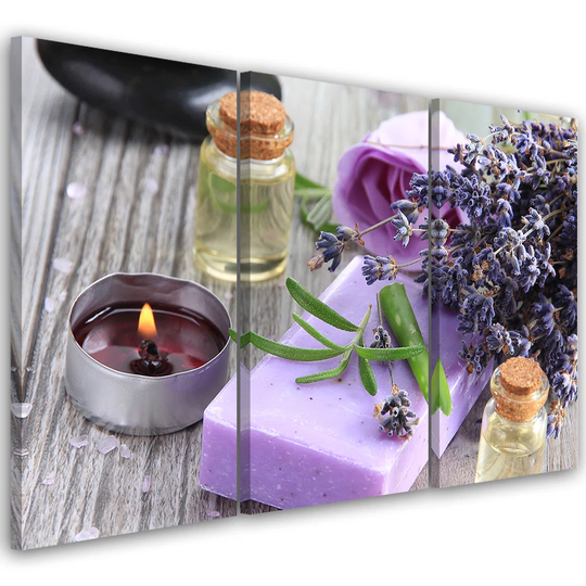 Canvas Print Purple Zen