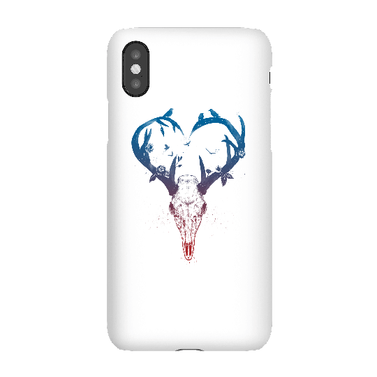 Balazs Solti Antlers Phone Case for iPhone and Android - iPhone X - Snap Case - Matte