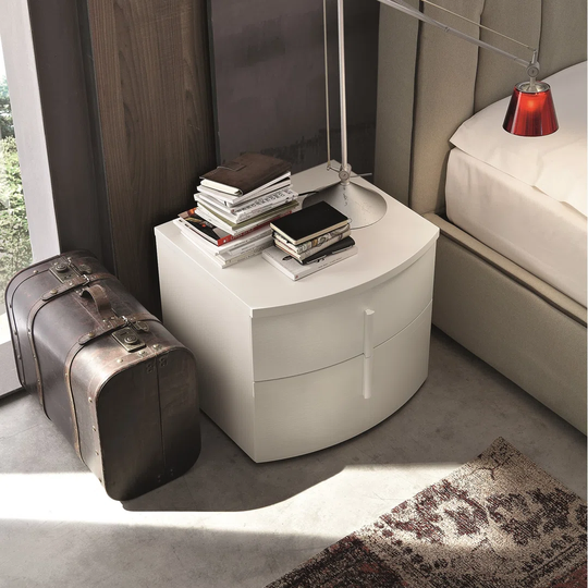 Erianah 2 Drawer Bedside Table