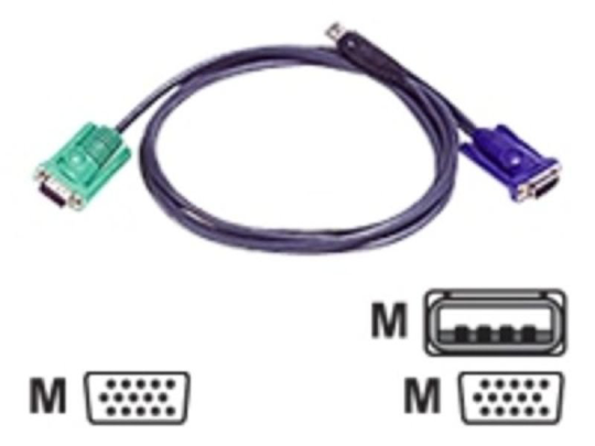 ATEN 2L-5201U Keyboard / video / mouse (KVM) cable 1.2m