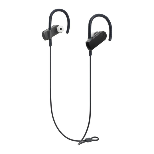 AUDIO TECHNICA SonicSport ATH-SPORT50BTBK Wireless Bluetooth Headphones - Black, Black