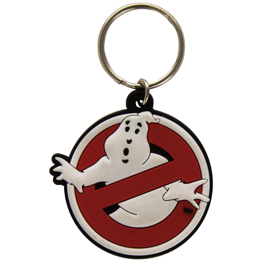 Ghostbusters (logo) - Keyring Logo Keychain Rubber Gift Pyramid International - ghostbusters keyring logo keychain rubber gift pyramid international