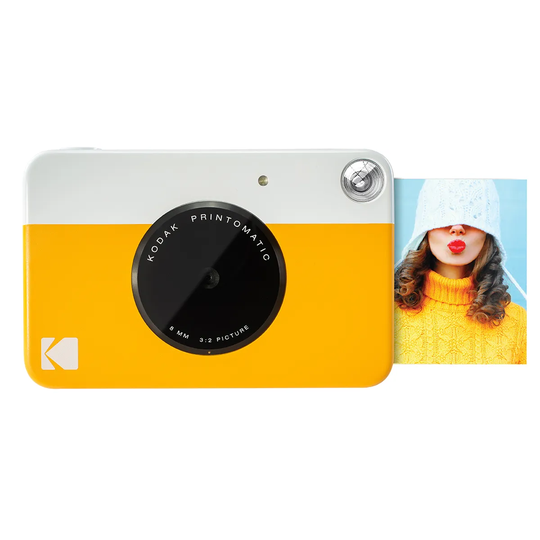Kodak Printomatic Digital Instant Print Camera - Yellow