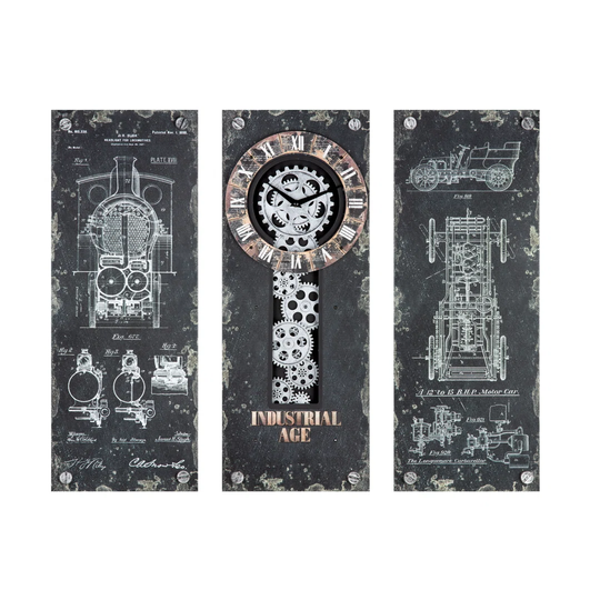 Abbie-Violet Silent Wall Clock