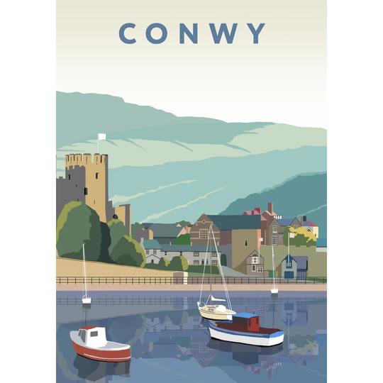 Conwy 2 by Richard O'Neil - Graphic Art Print on Paper