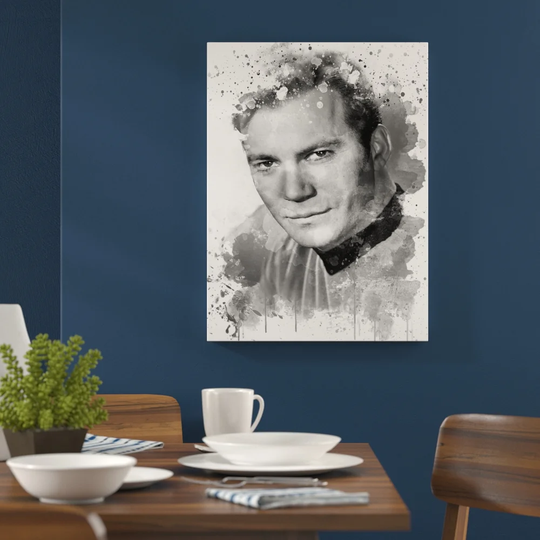 'Star Trek William Shatner' Graphic Art Print Poster