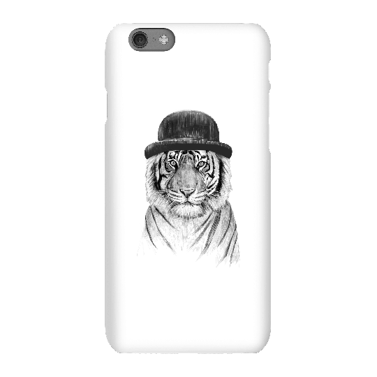 Balazs Solti Tiger In A Hat Phone Case for iPhone and Android - iPhone 6S - Snap Case - Gloss