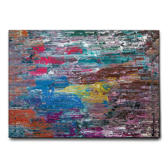 Metro Lane - Quadro - Brad Zimmerman - Timone Colorato - Vetro Acrilico - 100X70 - Pronto Da Appendere - Quadri Moderni Per La Casa