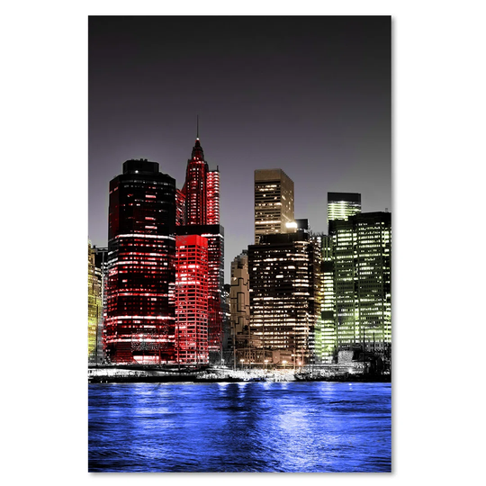 Canvas Print, Cities And Colorful Architecture 16341