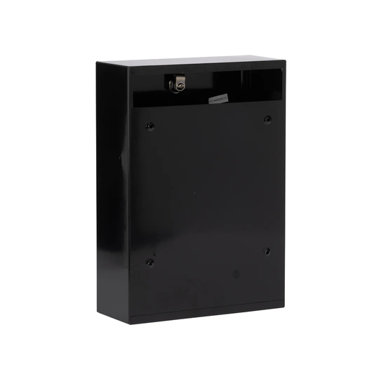Forth Rear Access Gate & Wall Mounted Galvanised Steel Lockable Weatherproof Post Box - 25x35x10cm