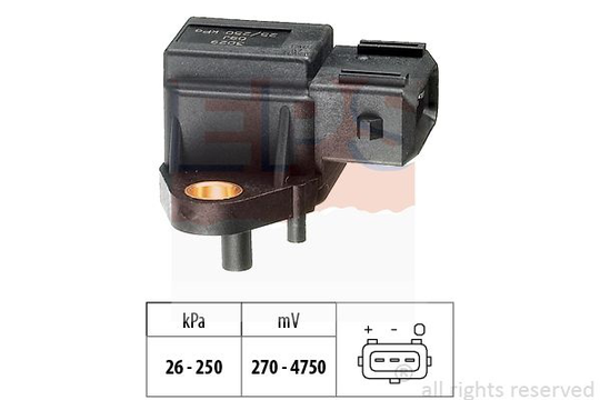 Air Pressure Sensor, height adaptation Made in Italy - OE Equivalent 1.993.029 EPS Facet 1993029