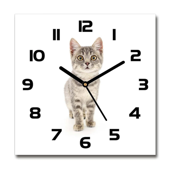Indraj Cat Silent Wall Clock