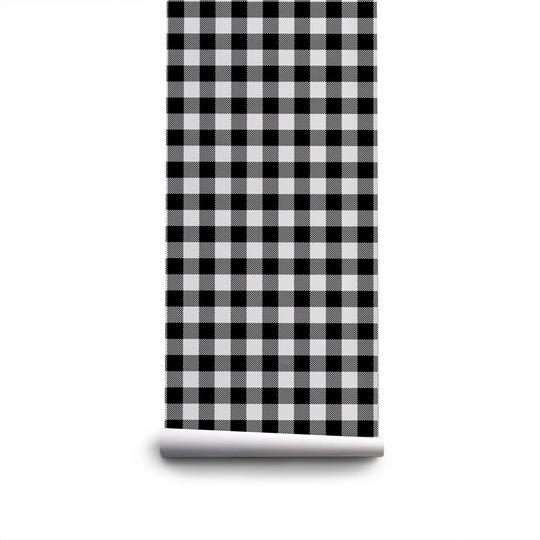 Jermu Gingham Check Wallpaper
