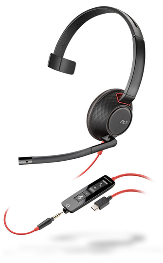 Poly Blackwire 5210 USB-C Mono Headset