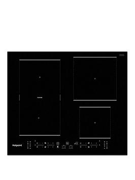 Hotpoint Tb7960Cbf Built-In 60Cm Width, Induction Hob - Black - Hob With Installation