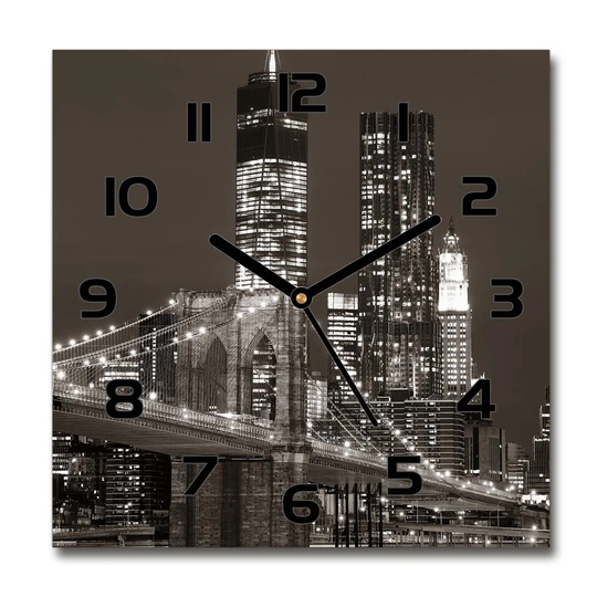 Harsahib Manhattan New York Silent Wall Clock