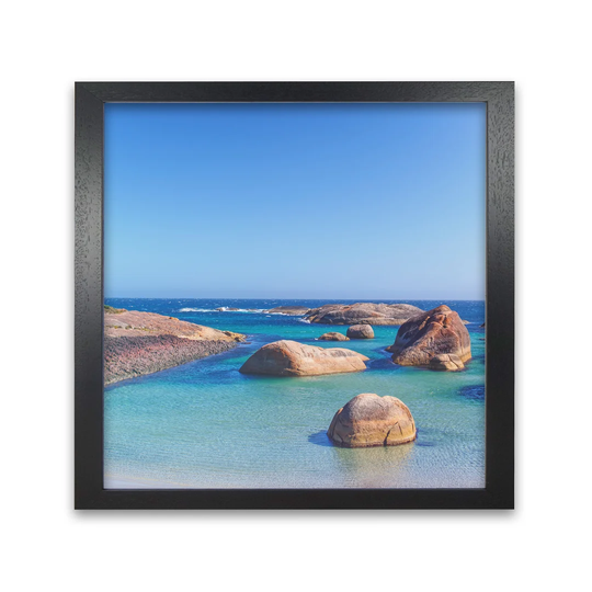 'Elephant Cove 1' by Nur Mut - Picture Frame Photograph Print on Paper