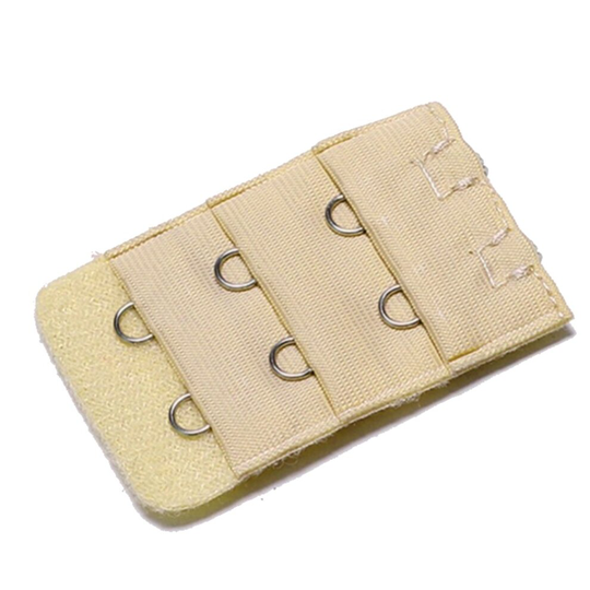 (2 Hook - Nude) Bra Strap Expander Adapter - Back Extender