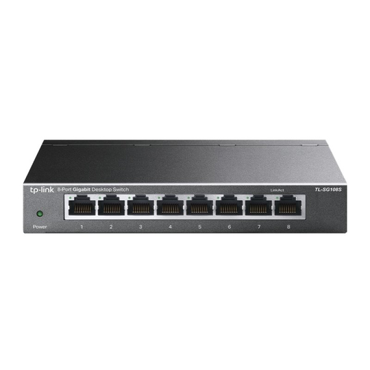 TP-Link TL-SG108S - Desktop Switch - 8 Ports