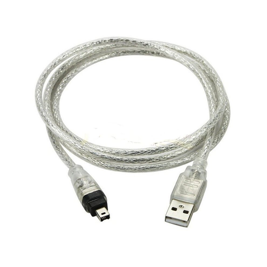 Usb To 1394 4Pin Cable Usb Male To Firewire Ieee 1394 4 Pin Male Ilink Adapter Cord Firewire 1394 Cable For Sony Dcr Trv75e Dv