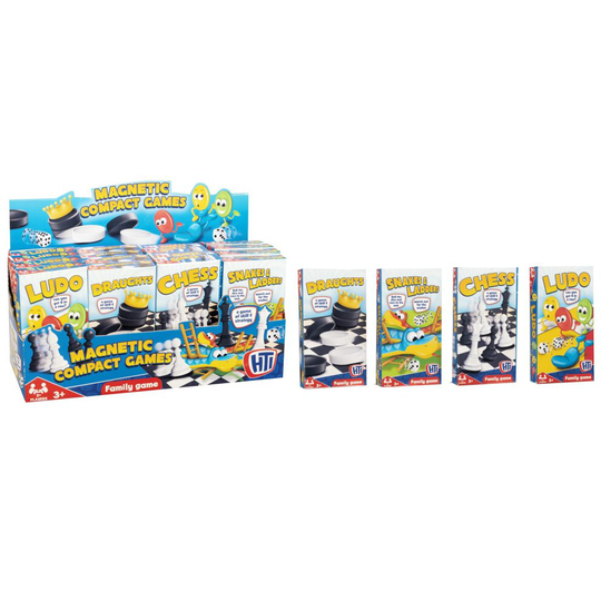 Traditional Travel Game SNACKER & LADDERS Magnetic CASE & PIECES BOARD Ga,me