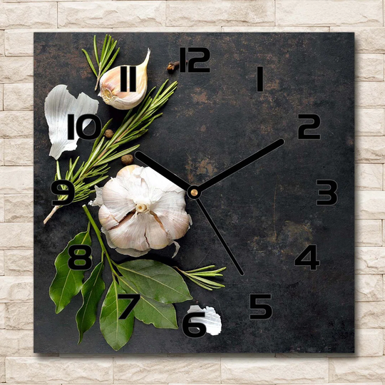 Hialeah Garlic Silent Wall Clock