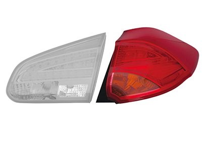 Combination Tail Light 8356936 Van Wezel 8356936