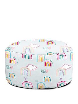 Rucomfy Rainbow Sky Children'S Footstool