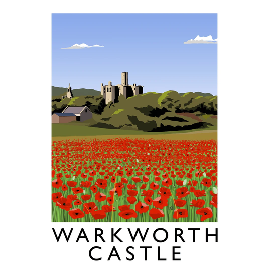 Warkworth Castle by Richard O'Neil - Graphic Art Print on Paper
