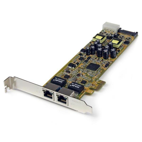 StarTech.com 2 Port PoE Card - Gigabit Ethernet NIC Adapter Card
