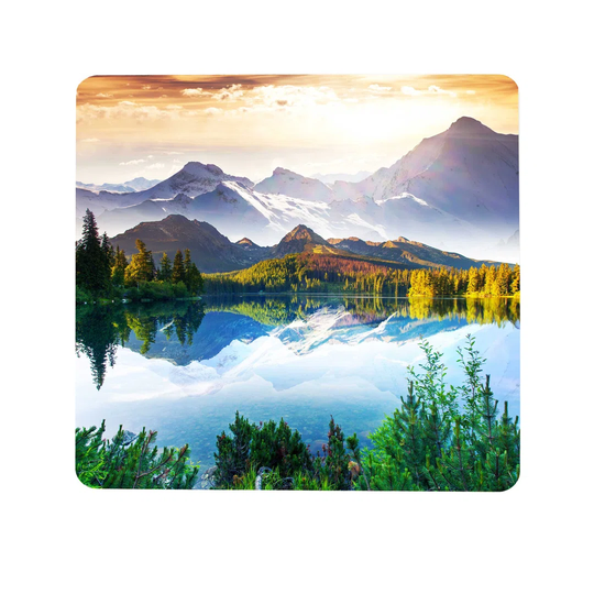Mountains Lake Magnetic Wall Mounted Photo Memo Board