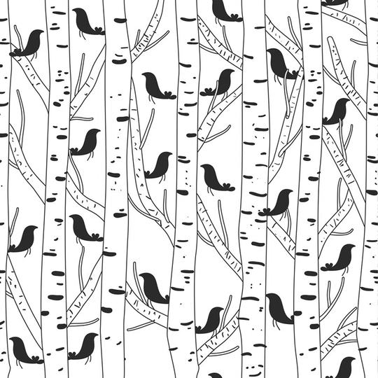 Walllpaper Roll 312X219cm Mural Decoration Kitchen Livingroom Bedroom Wallpaper Material With Print - Birdstrees For