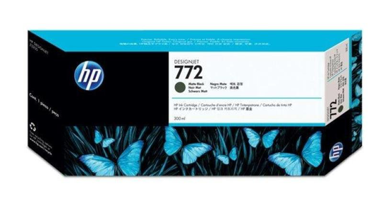 HP 772 Matte Black Original Ink Cartridge - Standard Yield 300ml - CN635A