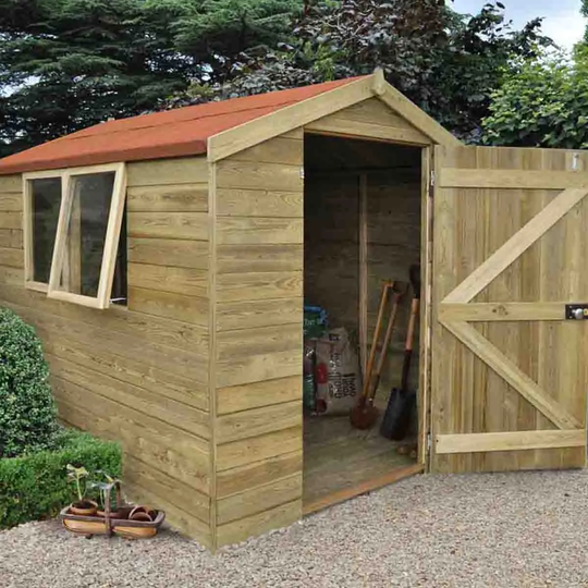 Forest Garden Tongue & Groove Pressure Treated 8' x 6' Apex Shed