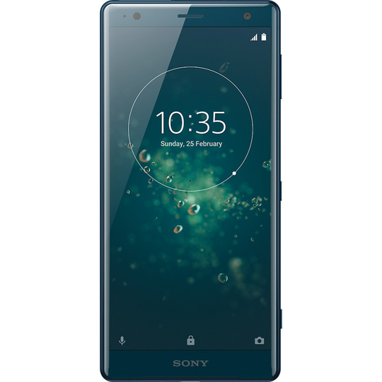 (O2, Blue) Sony Xperia XZ2 Single Sim | 64GB | 4GB RAM