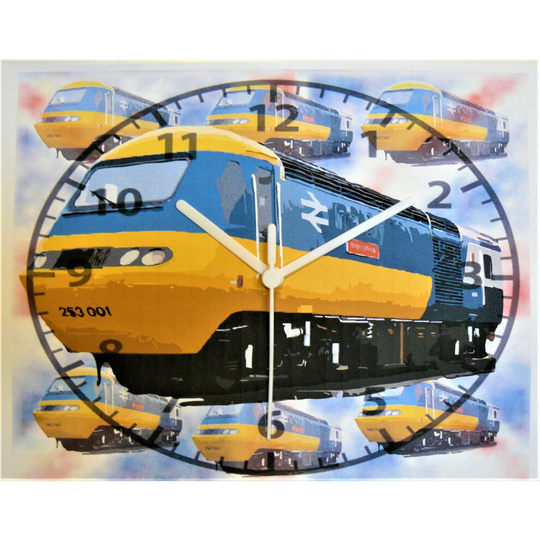 train wall hanging clock intercity 125 electric train
