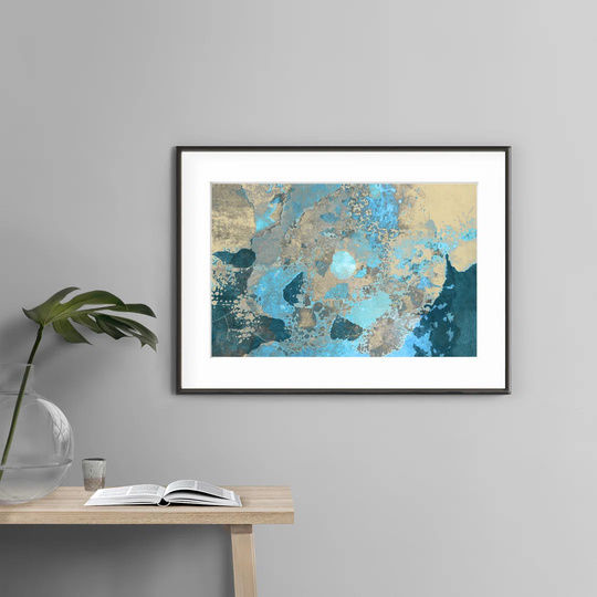 Imploding - Picture Frame Graphic Art Print on Paper