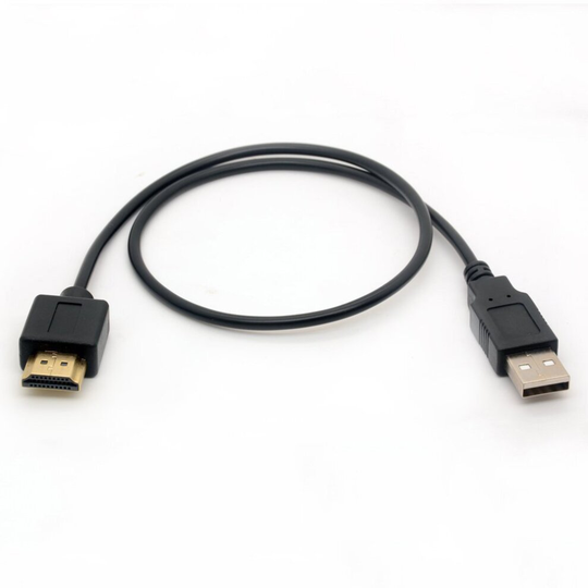 USB HDMI Adapter Cable Cord USB 2.0 Type A Male HDMI Converter Only