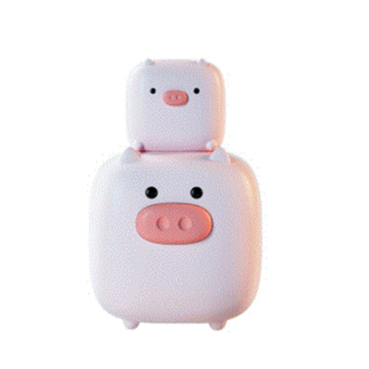 Alarm Clock Night Lamp Voice Control LED Digital Clock Electronic Desk Table Clock Cute Pig For Children Kids Home Decoration