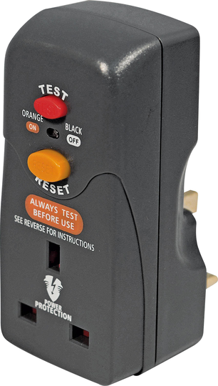 Masterplug RCD 1 Socket Adapter