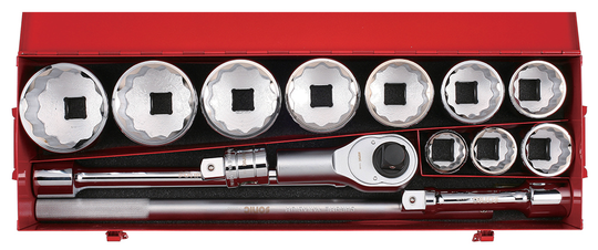 Socket set 1 ", 12-side 15-pcs. 501401