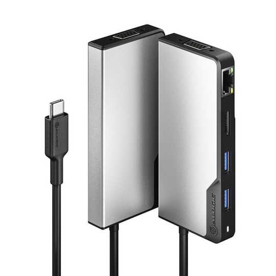 ALOGIC USB-C Fusion MAX 6-in-1 Hub with 100W Power Delivery - Space Grey