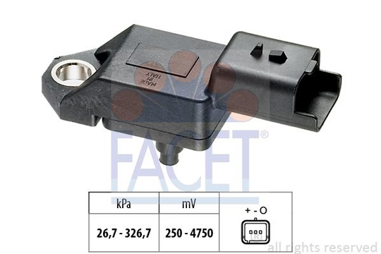 Air Pressure Sensor, height adaptation Made in Italy - OE Equivalent 103136