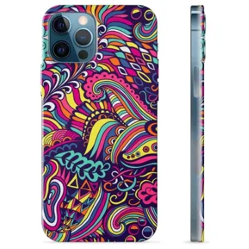iPhone 12 Pro TPU Case - Abstract Flowers