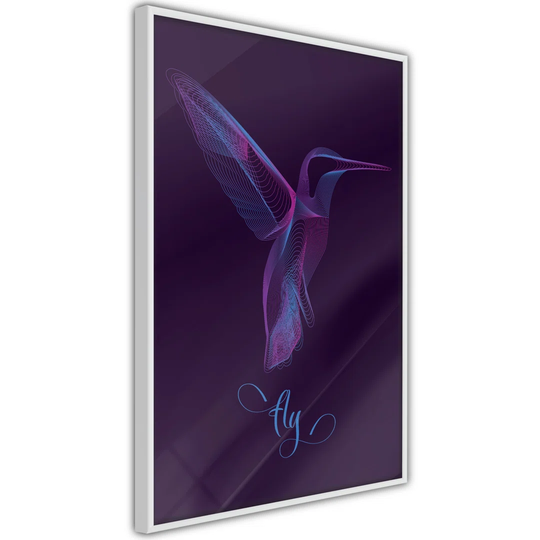 Poster - Fluorescent Hummingbird