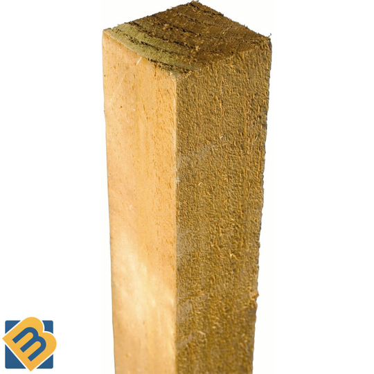 (3" x 3" (75mm x 75mm), 3 piece) Timber Fence Posts 3x3 4x4 6x6 Treated Timber Fencing 1.2m