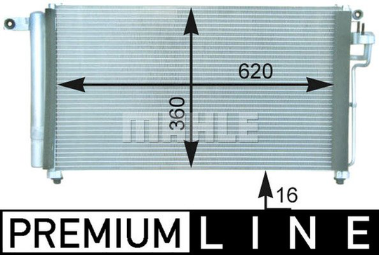 Condenser Air Conditioning 8FC351303-111 by BEHR